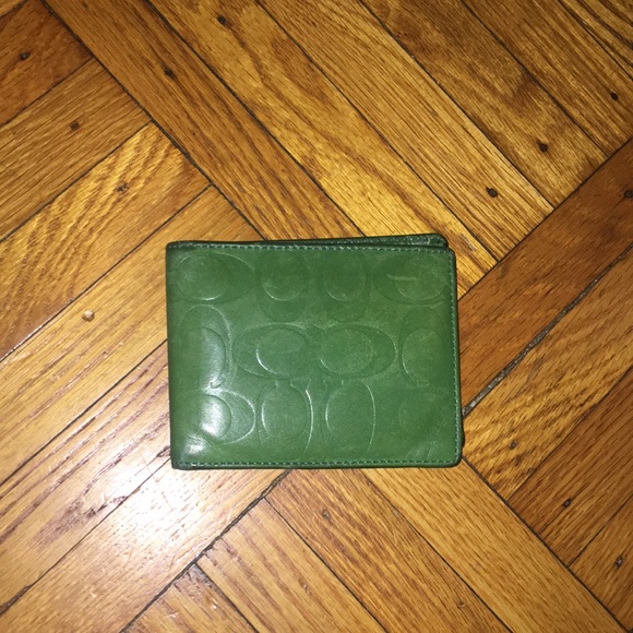 Other Coach Wallet Green Poshmark
